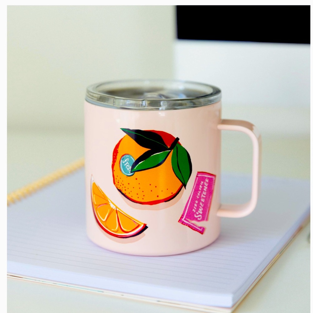 Kate Spade *RISE & SHINE* Insulated Mug